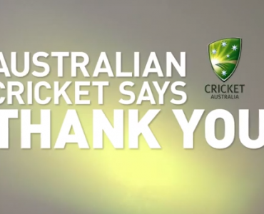 Thanks to cricket volunteers