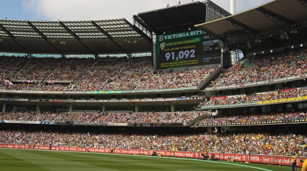 World record crowd on Boxing Day
