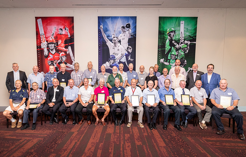 Cricket Victoria celebrates 50-Year Volunteers