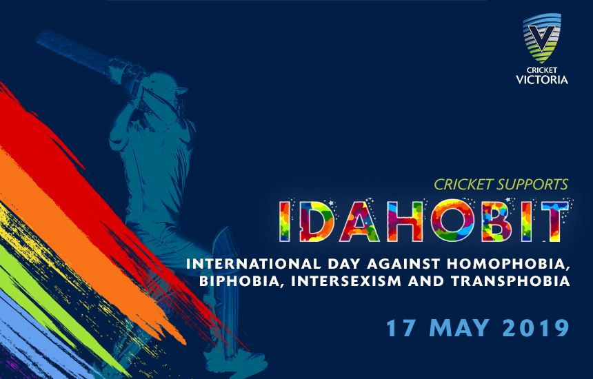 Cricket Victoria recognise IDAHOBIT to show cricket is a sport for all