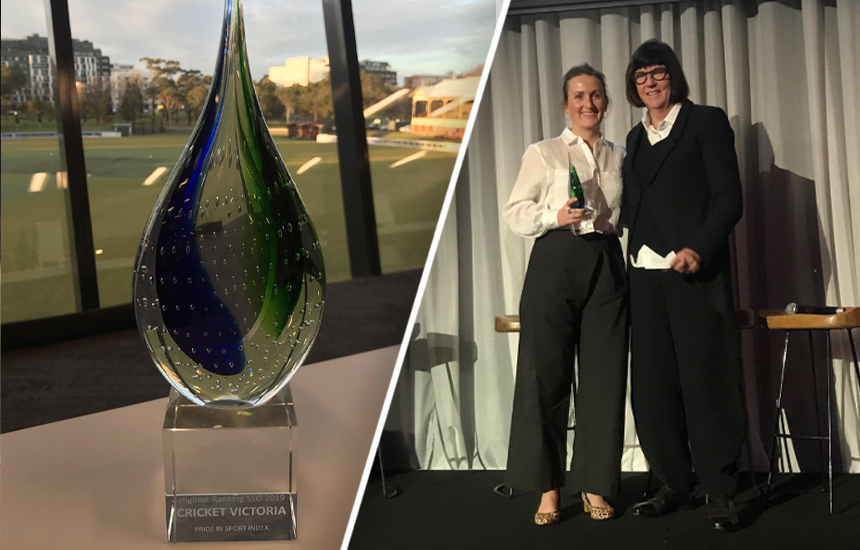 Cricket Victoria wins back-to-back Pride in Sport awards