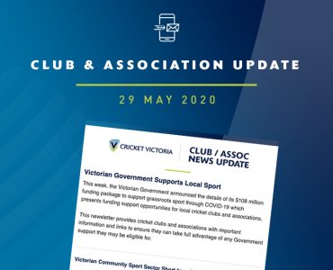 Funding Support for Local Cricket Clubs and Associations