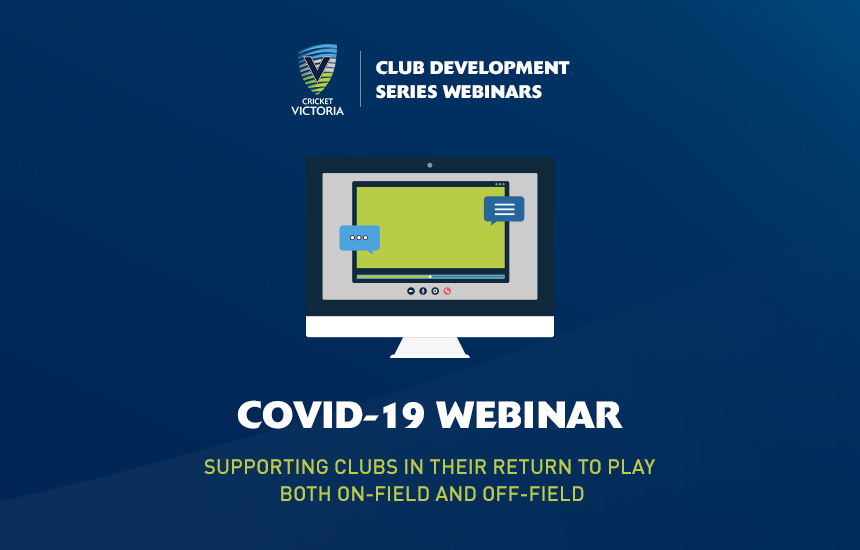 Club Development Webinar | COVID-19 Support for Clubs & Associations