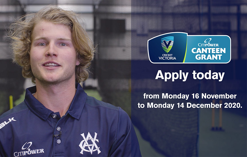 CitiPower and Cricket Victoria launch third year of Canteen Grants for clubs