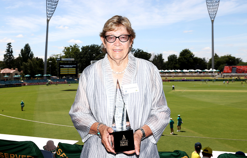 Raelee Thompson inducted into the Australian Cricket Hall of Fame