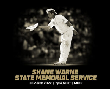 Shane Warne State Memorial Service Information