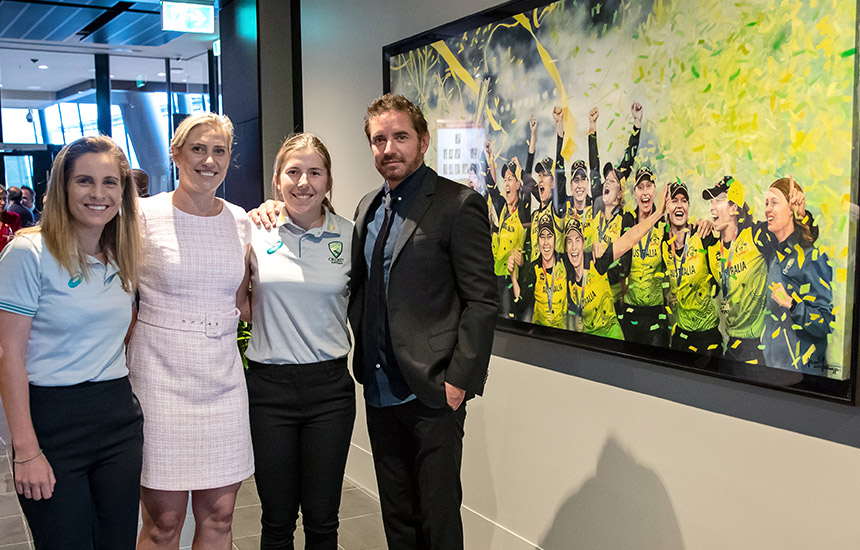 World champions portrait unveiled at MCG