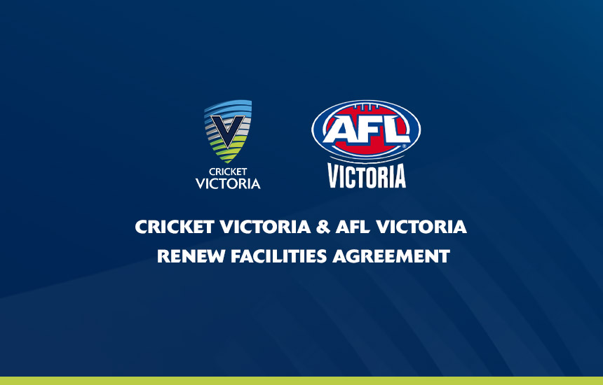 Cricket Victoria and AFL Victoria renew facilities agreement
