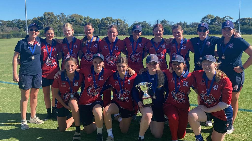 Melbourne's winning Marg Jennings Cup squad in 2023