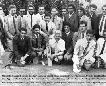 Edenhope’s celebration of the 1988 cricket tour